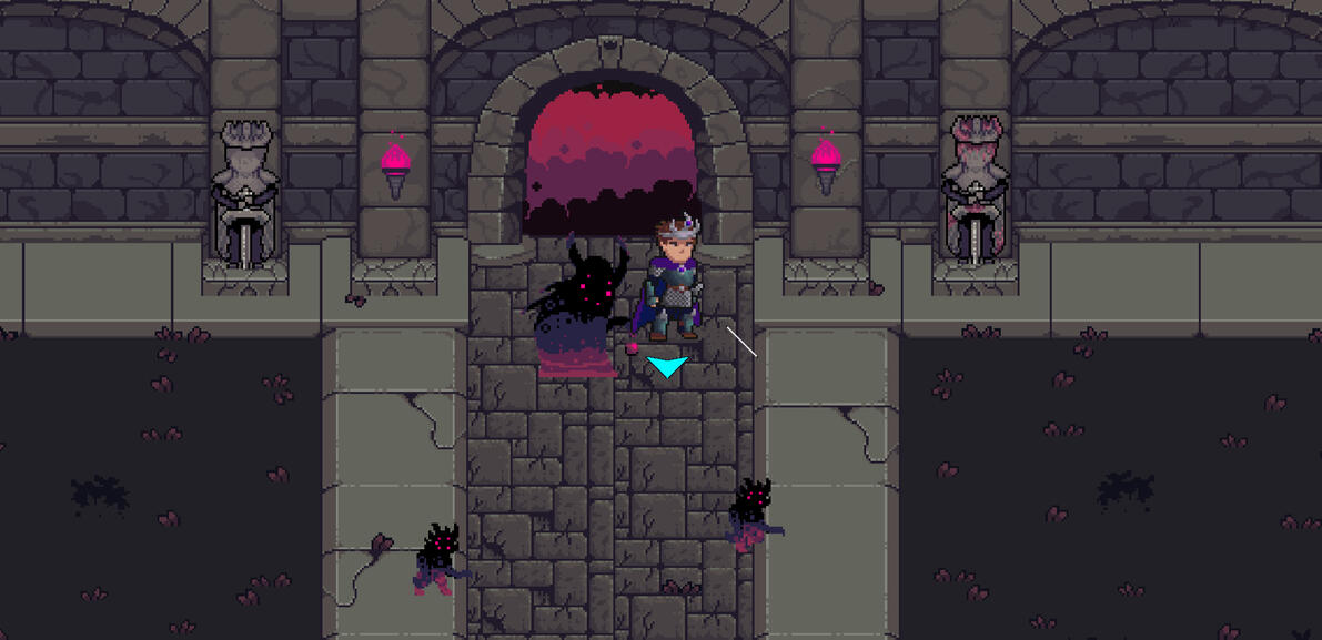 I created and programmed the Monsters and terrain.